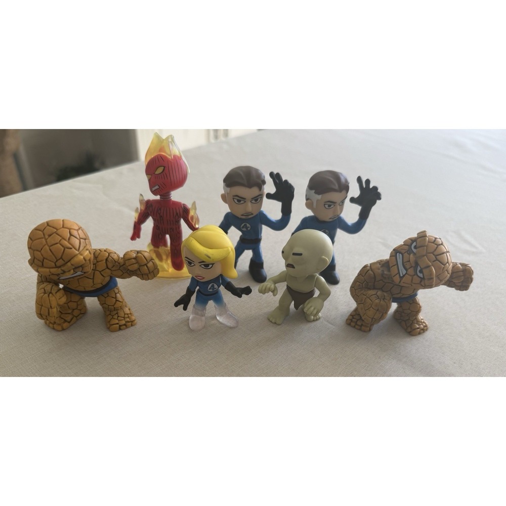 Funko Mystery Minis‎ Fantastic 4 Assorted Lot Of 7 Marvel